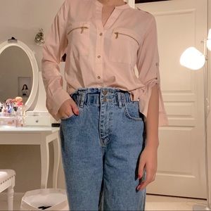 Semi casual dress shirt buttoned shirt